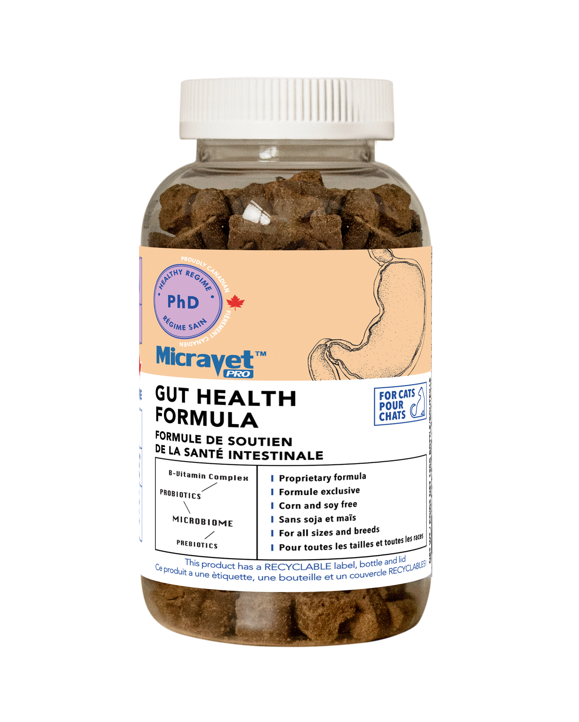 MicraVet™ Cat Gut Health Formula Soft Chews