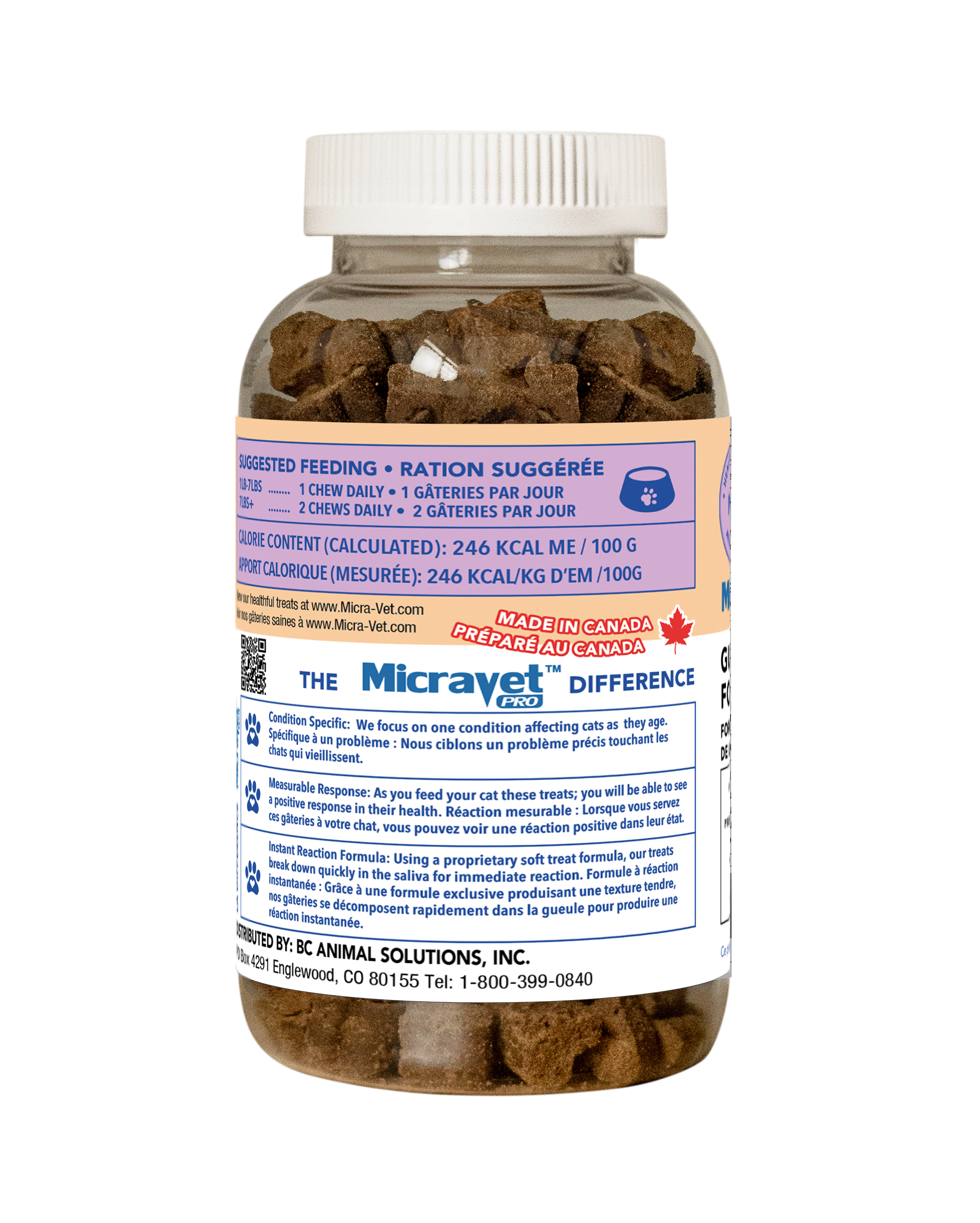 MicraVet™ Cat Gut Health Formula Soft Chews