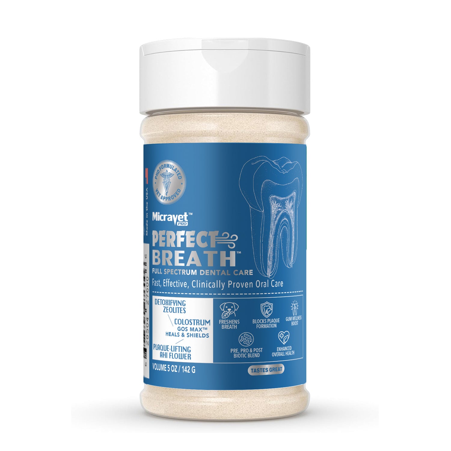 Perfect Breath™ For Dogs, Total Oral Care Dental Topper – 5 oz